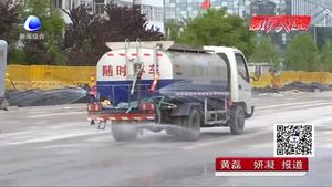 我市四條道路正在緊張施工中預計五月竣工通車