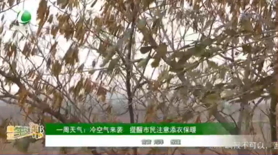 一周天氣：冷空氣來襲 提醒市民注意添衣保暖